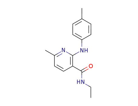 Molecular Structure of 101952-52-7 (N-ethyl-6-methyl-2-[(4-methylphenyl)amino]pyridine-3-carboxamide)