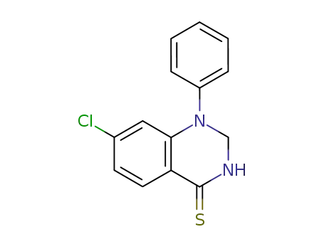4(1H)-Quinazolinethione, 7-chloro-2,3-dihydro-1-phenyl-