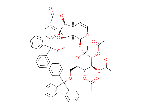 2',3',4',6-Tetraacetyl-6',10-bis(triphenylmethyl)catalpol