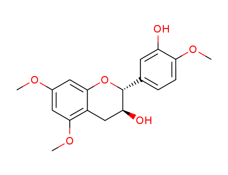 (2R,3S)-3,4-Dihydro-2-(3-hydroxy-4-methoxyphenyl)-5,7-dimethoxy-2H-1-benzopyran-3-ol