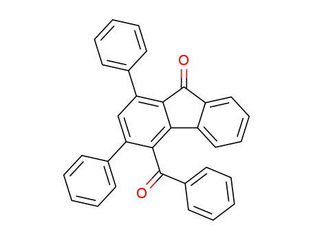 Molecular Structure of 139643-09-7 (9H-Fluoren-9-one, 4-benzoyl-1,3-diphenyl-)
