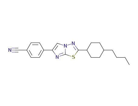 2-<4-butylcyclohexyl>-6-<4-cyanophenyl>imidazo-<2,1-b>-1,3,4-thiadiazole