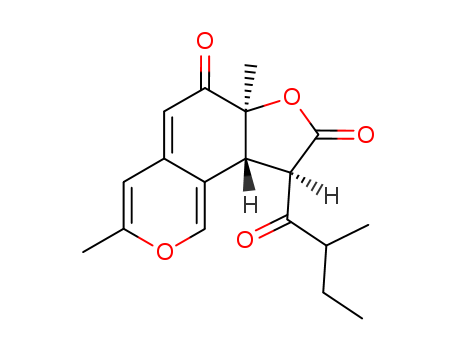 31020-94-7,4-Acetyl-8-methyl-7-(3-methyl-2-oxopentyl)-1H-2-benzopyran-1,6(8aH)-dione,Monochaetin;Monochaetin (Monochaetia)