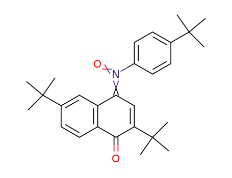 Molecular Structure of 87797-55-5 (1(4H)-Naphthalenone,
2,6-bis(1,1-dimethylethyl)-4-[[4-(1,1-dimethylethyl)phenyl]oxidoimino]-)