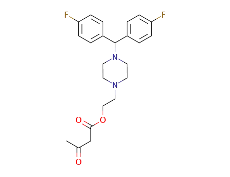 Butanoic acid, 3-oxo-,
2-[4-[bis(4-fluorophenyl)methyl]-1-piperazinyl]ethyl ester