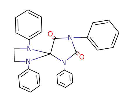 Molecular Structure of 28639-60-3 (1,3,6,9-tetraphenyl-1,3,6,9-tetraazaspiro[4.4]nonane-2,4-dione)