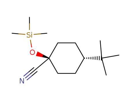 Cyclohexanecarbonitrile, 4-(1,1-dimethylethyl)-1-[(trimethylsilyl)oxy]-,  trans-