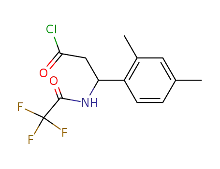 3-(2,4-Dimethyl-phenyl)-3-(2,2,2-trifluoro-acetylamino)-propionyl chloride