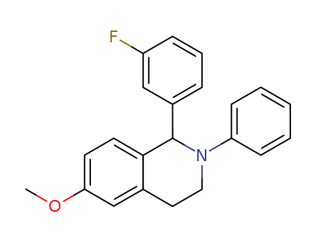 96719-55-0,Isoquinoline, 1,2,3,4-tetrahydro-1-(3-fluorophenyl)-6-methoxy-2-phenyl-, (+-)-,Isoquinoline,1-(3-fluorophenyl)-1,2,3,4-tetrahydro-6-methoxy-2-phenyl;(+/-)-1-(m-fluorophenyl)-6-methoxy-2-phenyl-1,2,3,4-tetrahydroisoquinoline;(+-)-1,2,3,4-Tetrahydro-1-(3-fluorophenyl)-6-methoxy-2-phenylisoquinoline;Isoquinoline,1,2,3,4-tetrahydro-1-(3-fluorophenyl)-6-methoxy-2-phenyl-,(+-);1-(3-fluorophenyl)-6-methoxy-2-phenyl-1,2,3,4-tetrahydroisoquinoline;