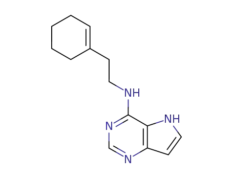 5H-Pyrrolo(3,2-d)pyrimidin-4-amine, N-(2-(1-cyclohexen-1-yl)ethyl)-