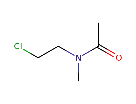 Molecular Structure of 17225-69-3 (Acetamide, N-(2-chloroethyl)-N-methyl-)