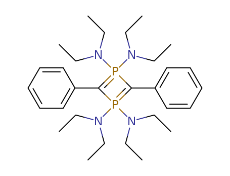 112313-40-3,N1,N1,N1,N1,N3,N3,N3,N3-octaethyl-2,4-diphenyl-1$l^{5},3$l^{5}-diphosp hacyclobuta-1,3-diene-1,1,3,3-tetramine,N1,N1,N1,N1,N3,N3,N3,N3-octaethyl-2,4-diphenyl-1$l^{5},3$l^{5}-diphosp hacyclobuta-1,3-diene-1,1,3,3-tetramine