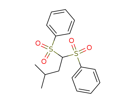 Benzene, 1,1'-[(3-methylbutylidene)bis(sulfonyl)]bis-