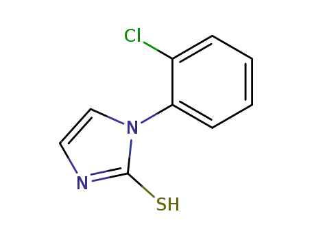 Molecular Structure of 51581-47-6 (1-(2-CHLOROPHENYL)IMIDAZOLINE-2-THIONE)