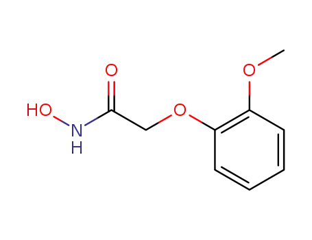 Molecular Structure of 15267-78-4 ((2-Methoxy-phenoxy)-acethydroxamsaeure)