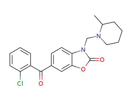 99541-44-3,6-[(2-chlorophenyl)carbonyl]-3-[(2-methylpiperidin-1-yl)methyl]-1,3-benzoxazol-2(3H)-one,