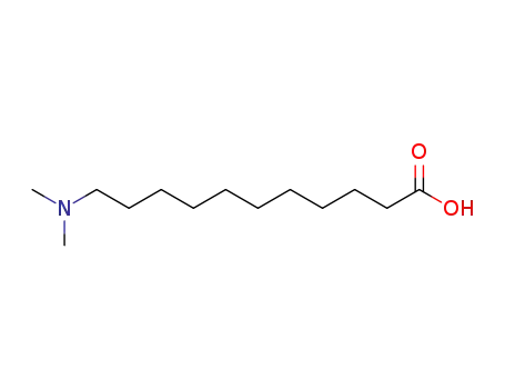 Molecular Structure of 2091-23-8 (Undecanoic acid, 11-(dimethylamino)-)