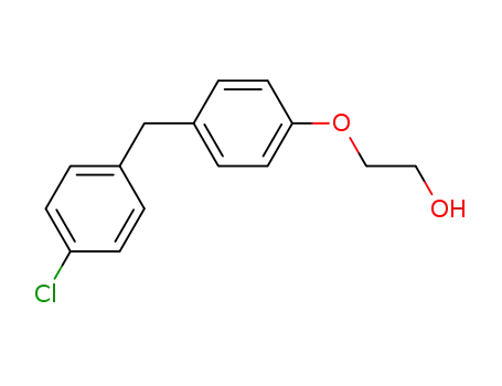 Molecular Structure of 70930-63-1 (2-[4-(4-chlorobenzyl)phenoxy]ethanol)