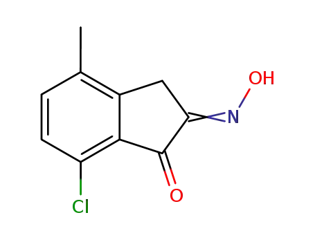 1H-Indene-1,2(3H)-dione, 7-chloro-4-methyl-, 2-oxime