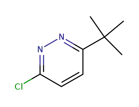 Molecular Structure of 41144-46-1 (3-CHLORO-6-(1,1-DIMETHYLETHYL)-PYRIDAZINE)
