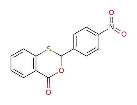 Molecular Structure of 55211-73-9 (2-(4-nitrophenyl)-4H-3,1-benzoxathiin-4-one)