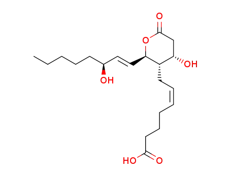 Molecular Structure of 67910-12-7 (11-DEHYDRO THROMBOXANE B2)
