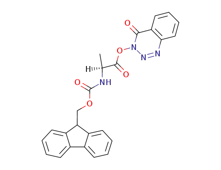 Molecular Structure of 109636-25-1 (Fmoc-Ala-ODhbt)