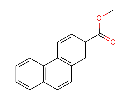Molecular Structure of 25308-63-8 (2-Phenanthrenecarboxylic acid methyl ester)
