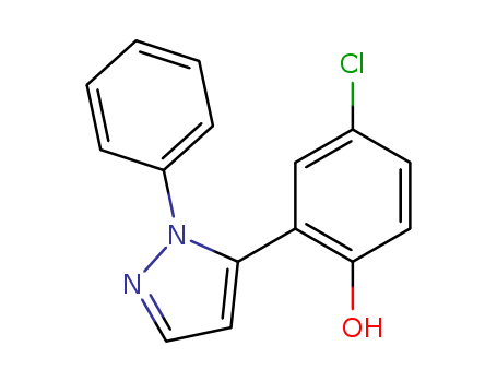 Phenol,4-chloro-2-(1-phenyl-1H-pyrazol-5-yl)-