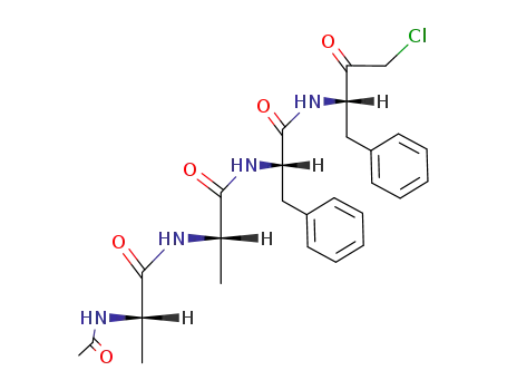 L-Phenylalaninamide,
N-acetyl-L-alanyl-L-alanyl-N-[3-chloro-2-oxo-1-(phenylmethyl)propyl]-,
(S)-