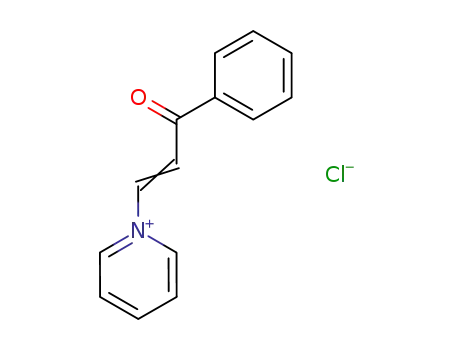 Molecular Structure of 74251-92-6 (1-(3-Oxo-3-phenyl-1-propenyl)pyridinium chloride)