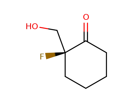 Cyclohexanone, 2-fluoro-2-(hydroxymethyl)-, (S)- (9CI)