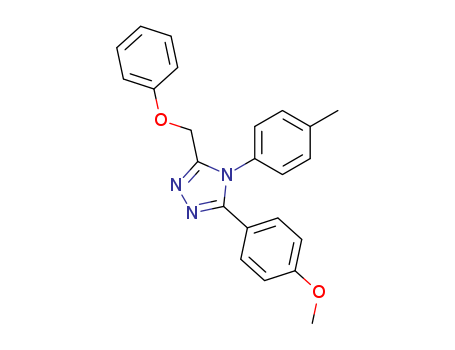 3-(4-METHOXYPHENYL)-4-(4-METHYLPHENYL)-5-(PHENOXYMETHYL)-4H-1,2,4-TRIAZOLE