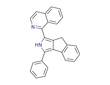 Indeno[1,2-c]pyrrole, 2,8-dihydro-1-(1-isoquinolinyl)-3-phenyl-