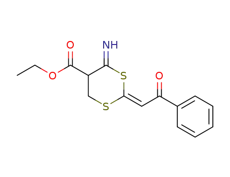 ethyl 2-(benzoylmethylene)-4-imino-1,3-dithian-5-carboxylate