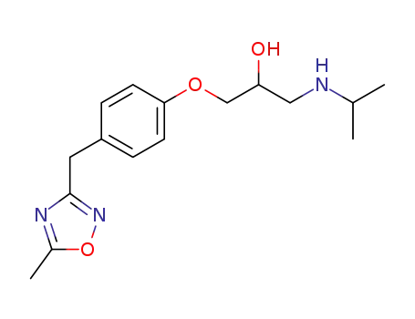 1-Isopropylamino-3-[4-(5-methyl-[1,2,4]oxadiazol-3-ylmethyl)-phenoxy]-propan-2-ol