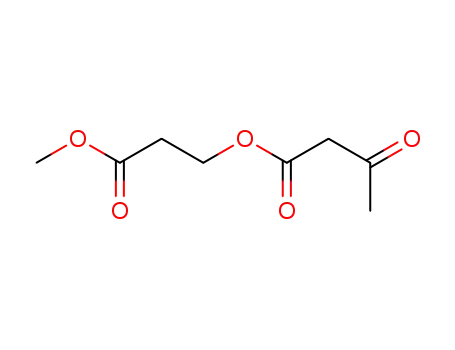 Molecular Structure of 118665-77-3 (Butanoic acid, 3-oxo-, 3-methoxy-3-oxopropyl ester)