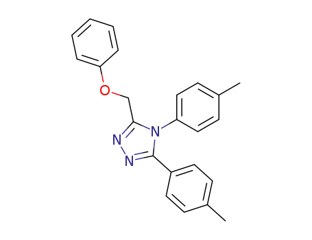 4H-1,2,4-Triazole, 3,4-bis(4-methylphenyl)-5-(phenoxymethyl)-