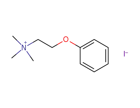 Molecular Structure of 21982-87-6 (trimethyl-(2-phenoxyethyl)azanium)