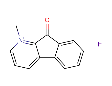 Molecular Structure of 71381-08-3 (1-Methyl-9-oxo-9H-indeno(2,1-b)pyridinium iodide)