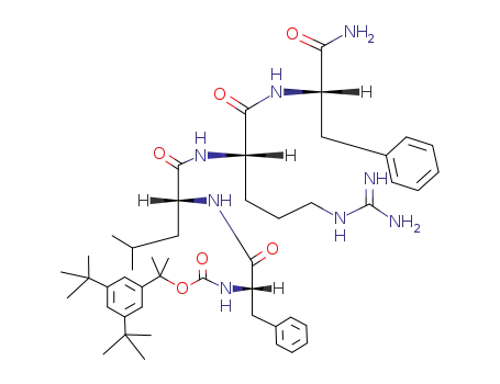 L-Phenylalaninamide,
N-[[1-[3,5-bis(1,1-dimethylethyl)phenyl]-1-methylethoxy]carbonyl]-L-phen
ylalanyl-D-leucyl-L-arginyl-