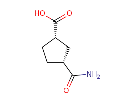 Molecular Structure of 19042-33-2 (3-carbamoylcyclopentanecarboxylic acid)