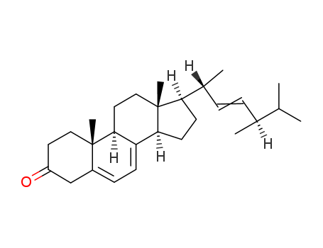 Ergosta-5,7,22-trien-3-one,(22E)- (9CI) cas  23454-50-4