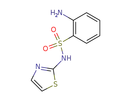 Molecular Structure of 75304-17-5 (Benzenesulfonamide, 2-amino-N-2-thiazolyl-)