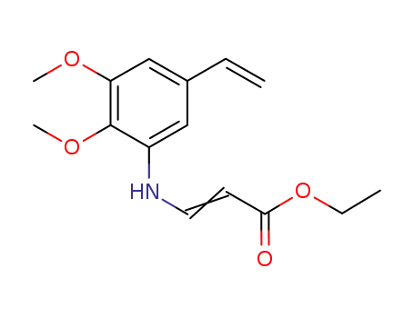 (Z)-ethyl 3-(2,3-dimethoxy-5-ethenylanilino)acrylate
