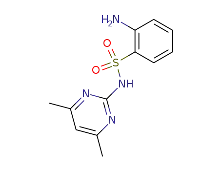 Molecular Structure of 75304-19-7 (Benzenesulfonamide, 2-amino-N-(4,6-dimethyl-2-pyrimidinyl)-)