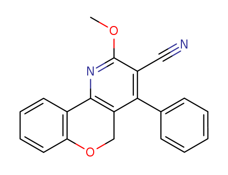 5H-[1]Benzopyrano[4,3-b]pyridine-3-carbonitrile, 2-methoxy-4-phenyl-