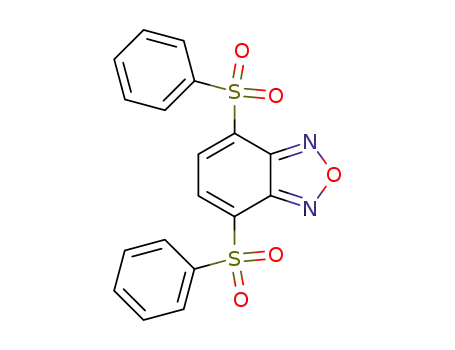 Molecular Structure of 53619-77-5 (4,7-Bis[(4-methylphenyl)sulfonyl]benzofurazane 1-oxide)