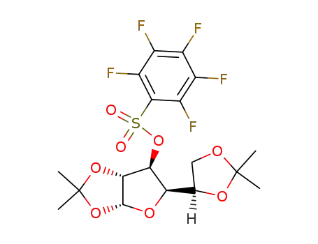 1,2:5,6-Di-O-isopropyliden-3-O-pentaflyl-α-D-glucofuranose