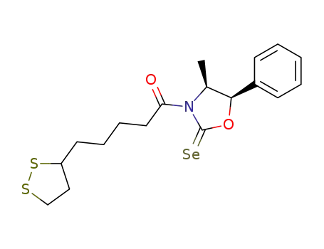 (4S,5R)-3-<5-(1,2-dithiolan-3-yl)-1-oxopentyl>-4-methyl-5-phenyloxazolidine-2-selone